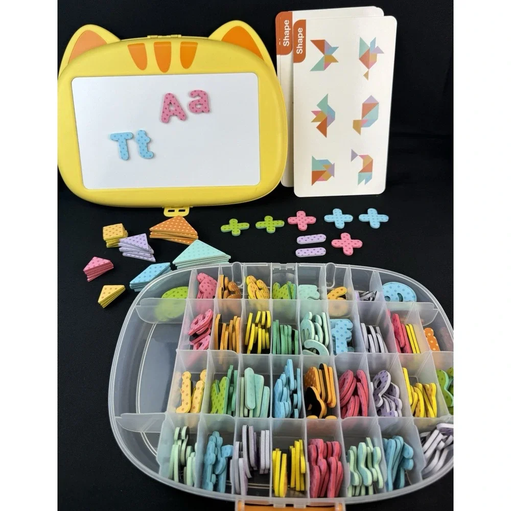 Gigglescope Cat Magnetic Alphabet Set Numbers Shapes & Letters